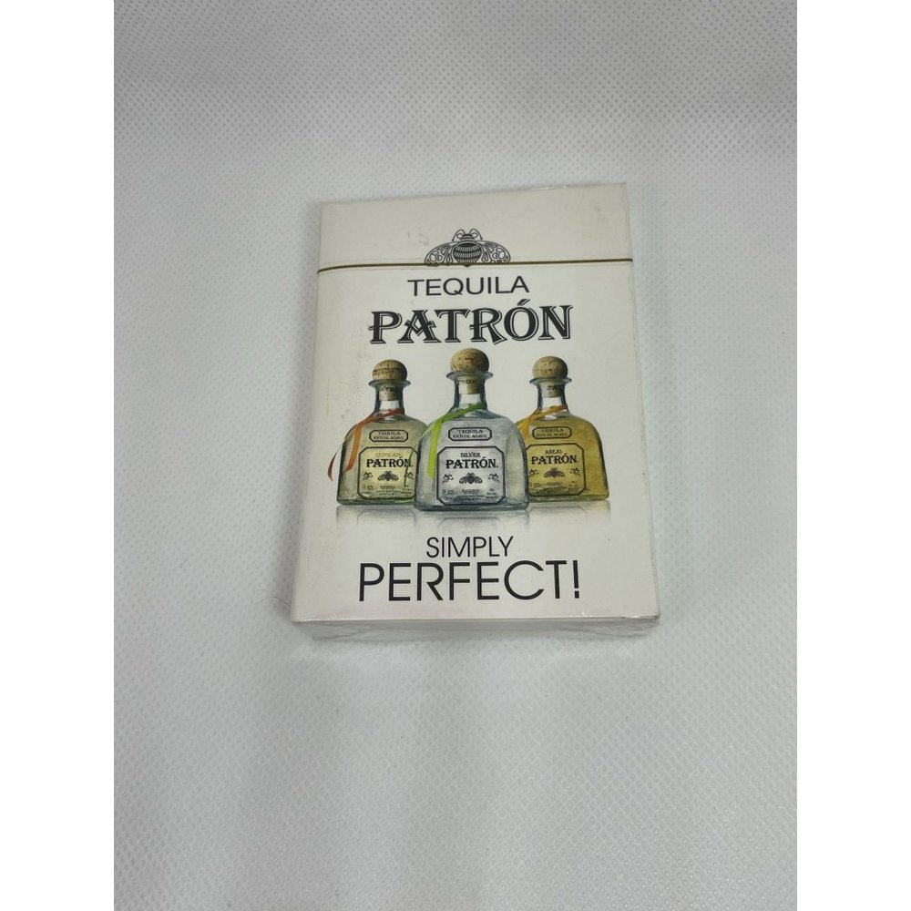 Patron Tequila Playing Cards - 2 Decks Simply Perfect - New Factory Sealed